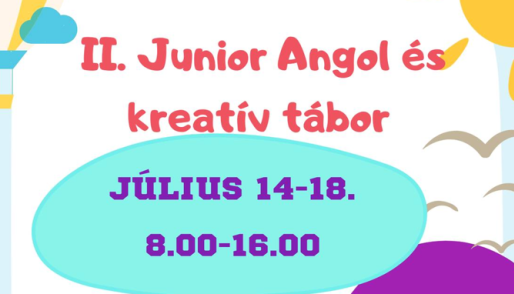 II. Junior Angol és kreatív tábor