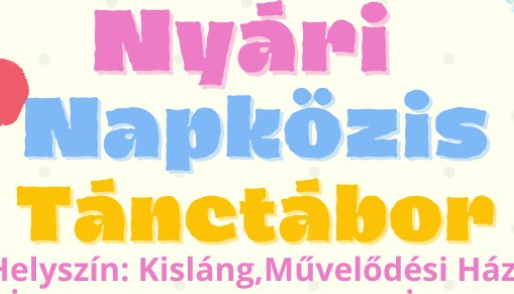 Nyári napközis tánctábor