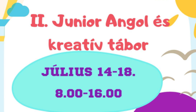 II. Junior Angol és kreatív tábor