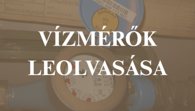 Vízmérők leolvasása